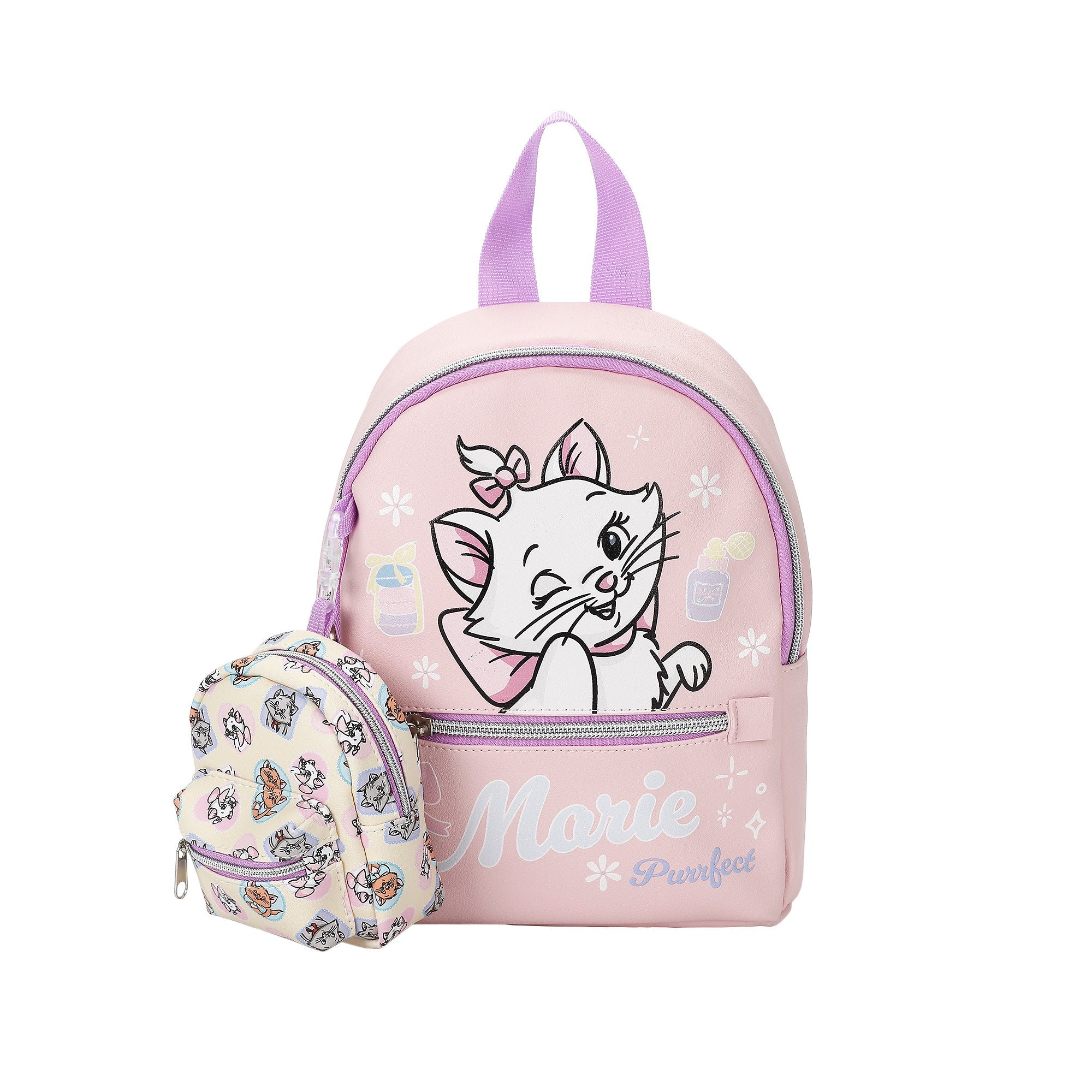 Aristocats Marie Mini Backpack, 9.5-Inch for Kids