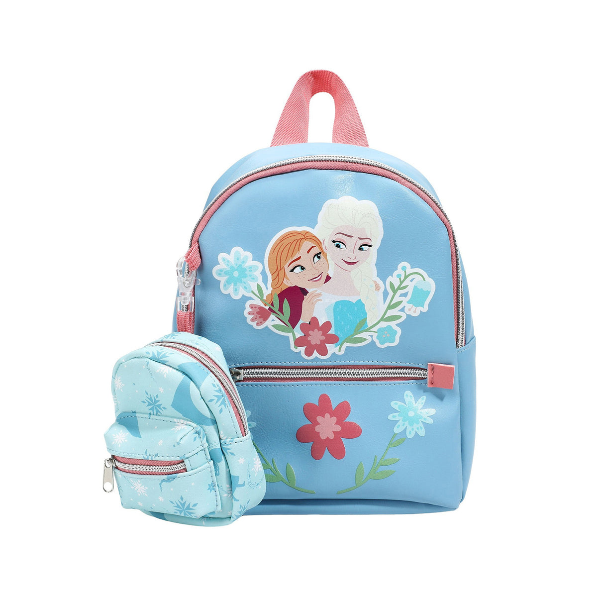 Frozen Light Blue Mini Backpack With AOP Coin Purse For Kids