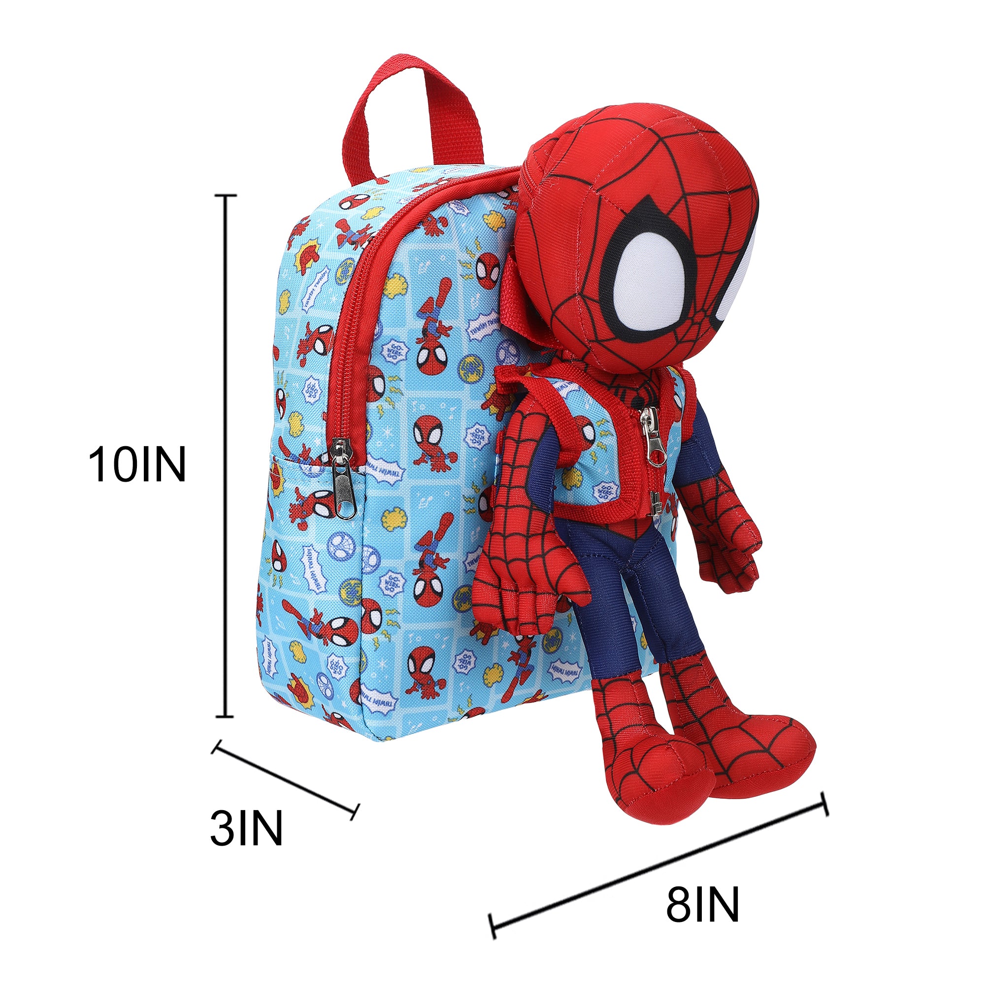 Spidey & His Amazing Friends Plush Spidey & 10" Backpack