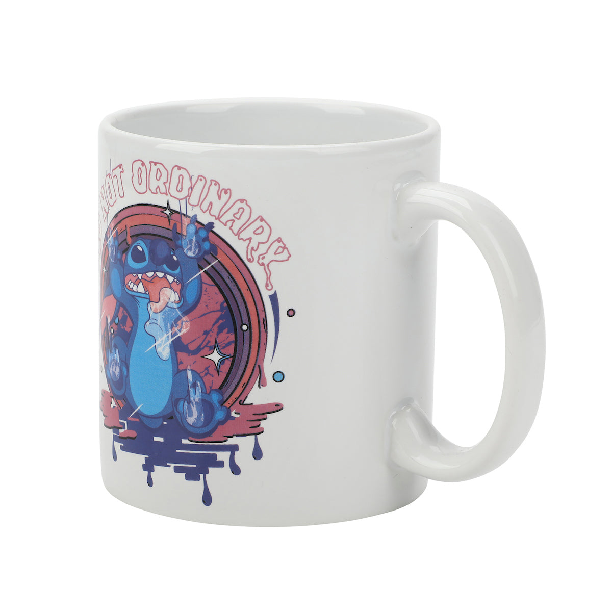Disney Stitch Not So Ordinary 16 Oz White Ceramic Mug