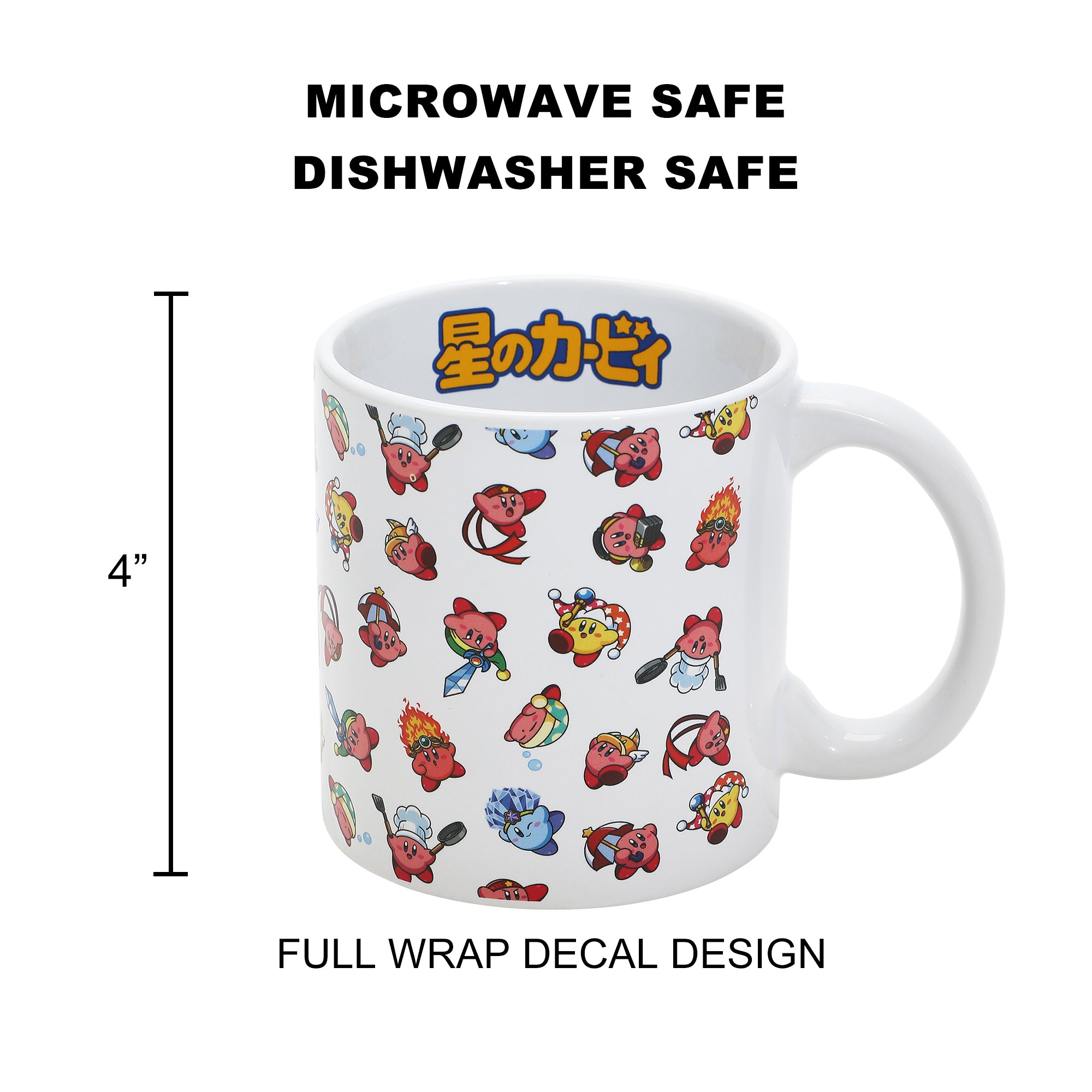 Kirby Favorite Characters All-Over Print 16 Oz. Ceramic Mug