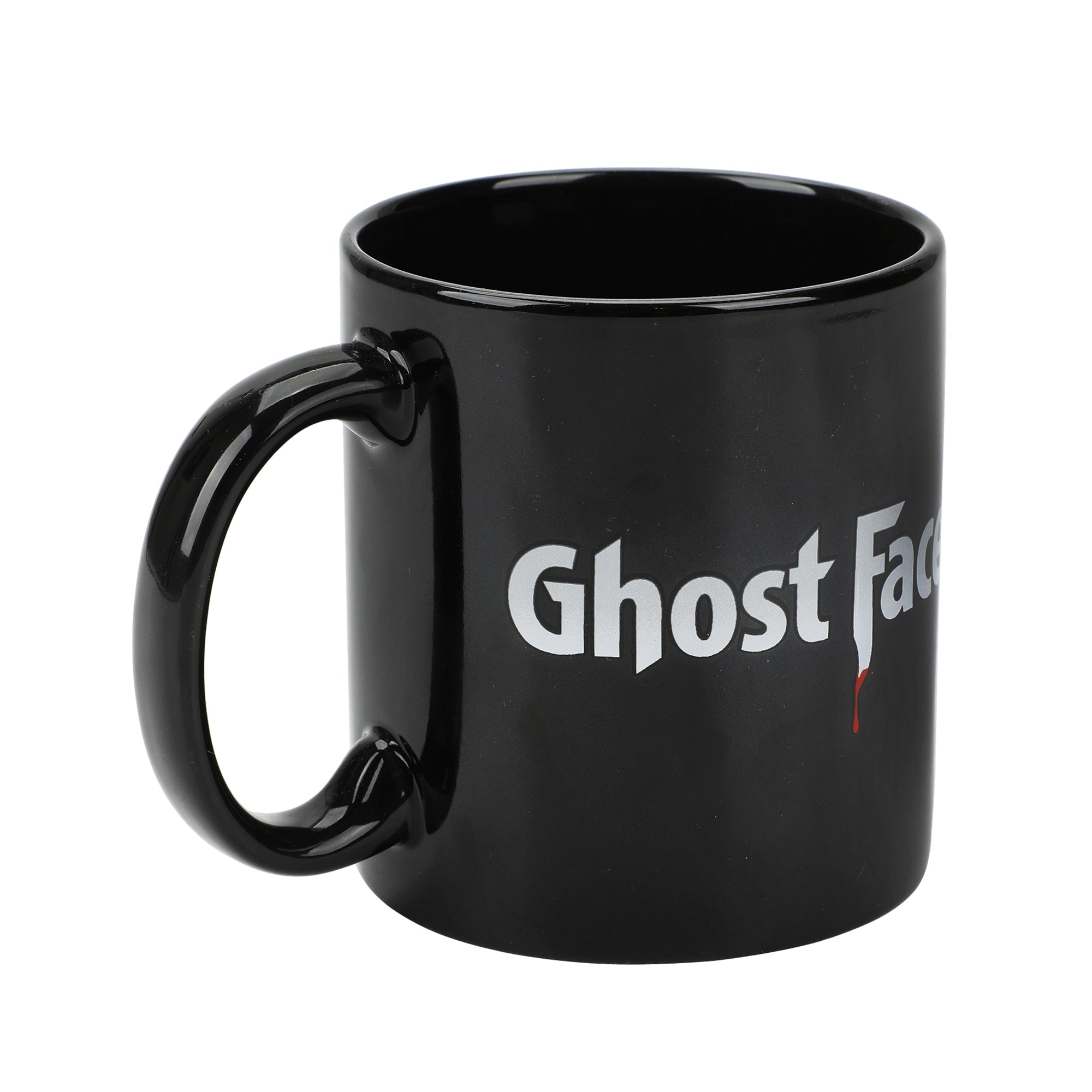 Ghostface Horror Mask 20 Oz Black Ceramic Coffee Mug