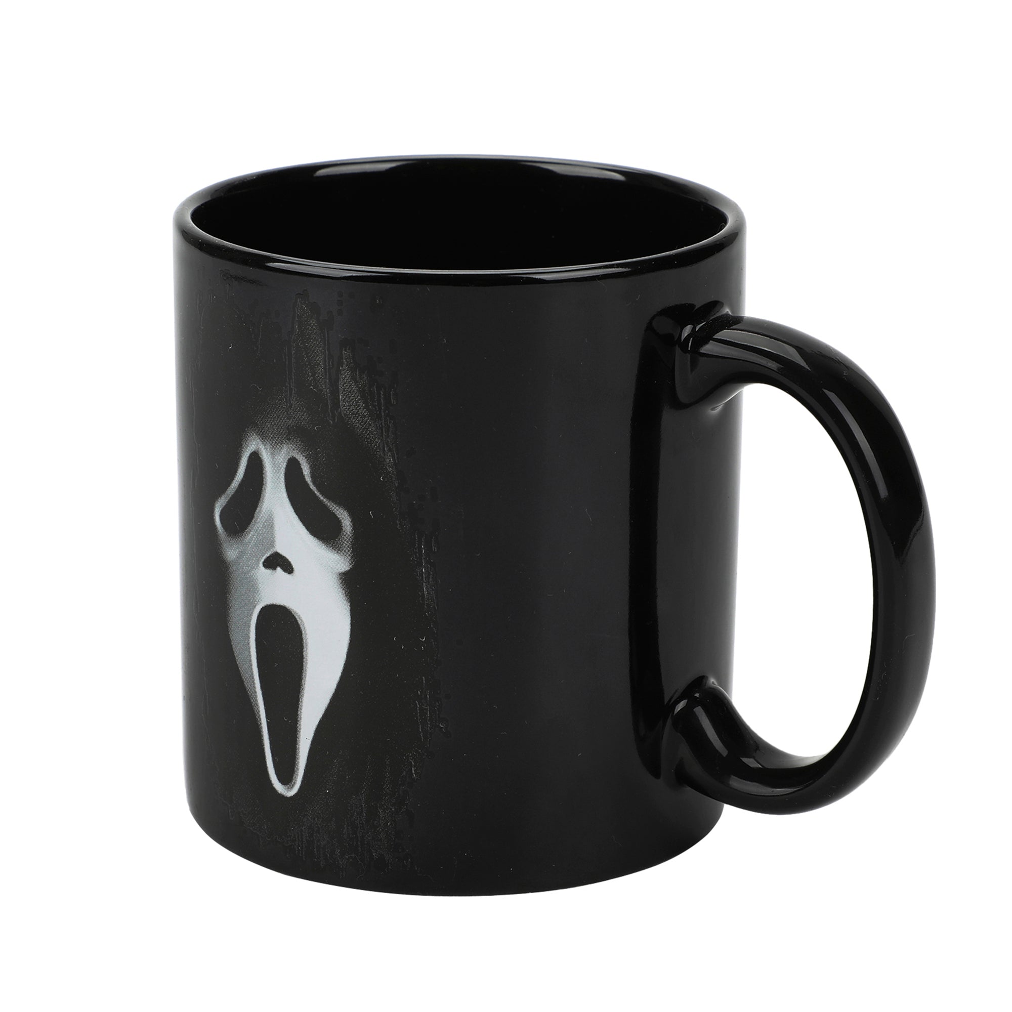 Ghostface Horror Mask 20 Oz Black Ceramic Coffee Mug