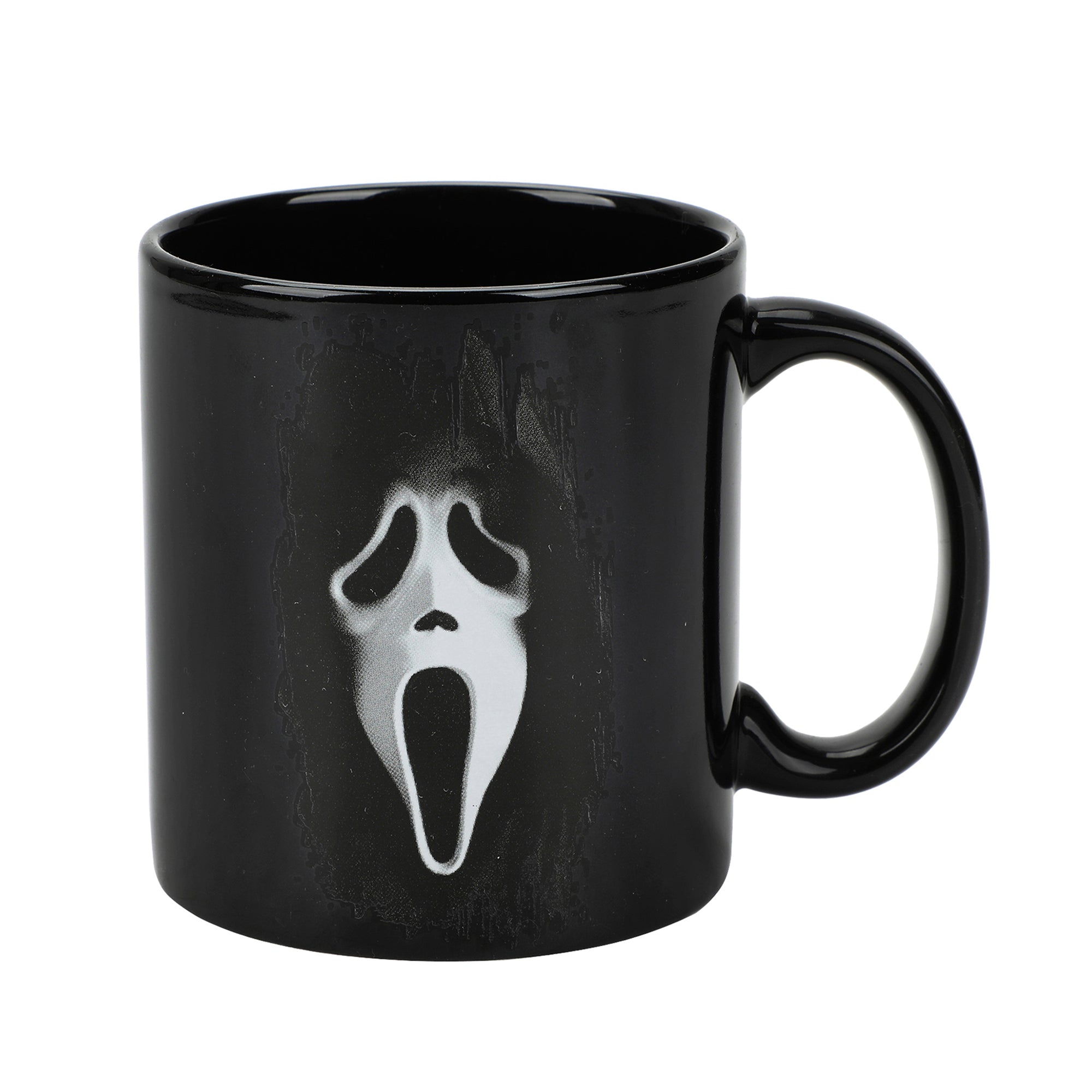 Ghostface Horror Mask 20 Oz Black Ceramic Coffee Mug