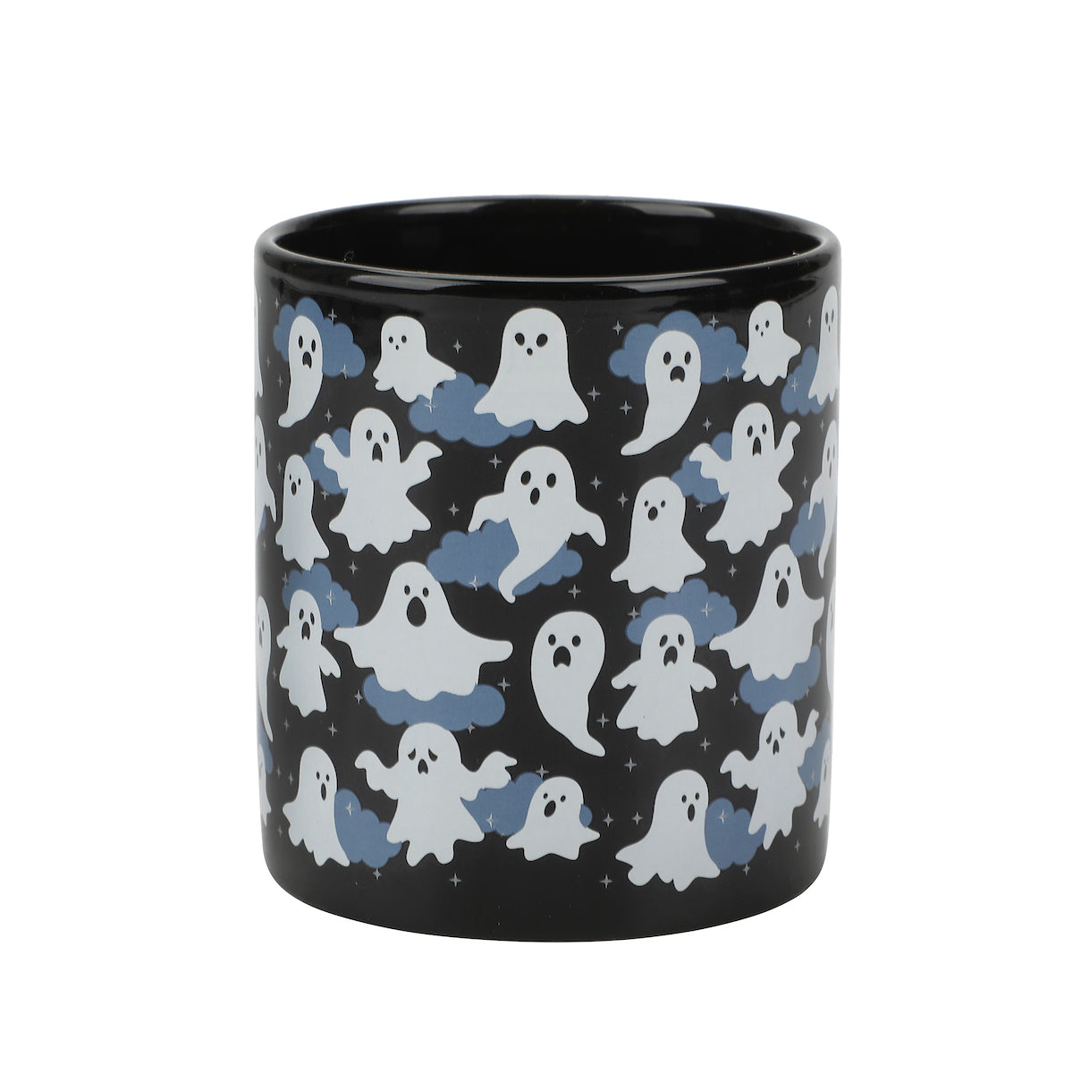 Halloween Ghosts & Scary Icons 2-Pack 16 Oz Ceramic Mugs