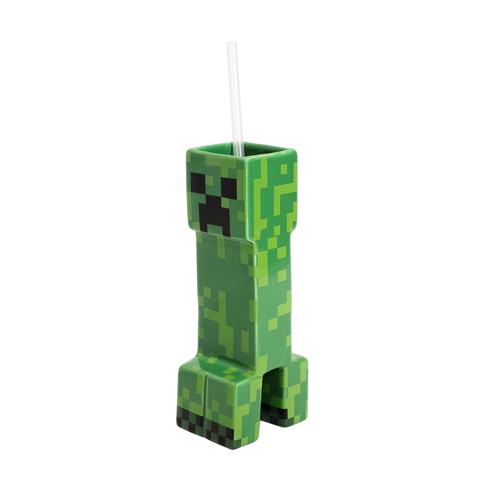 Minecraft Creeper 11.5 Oz. Sculpted Character Ceramic Sipper