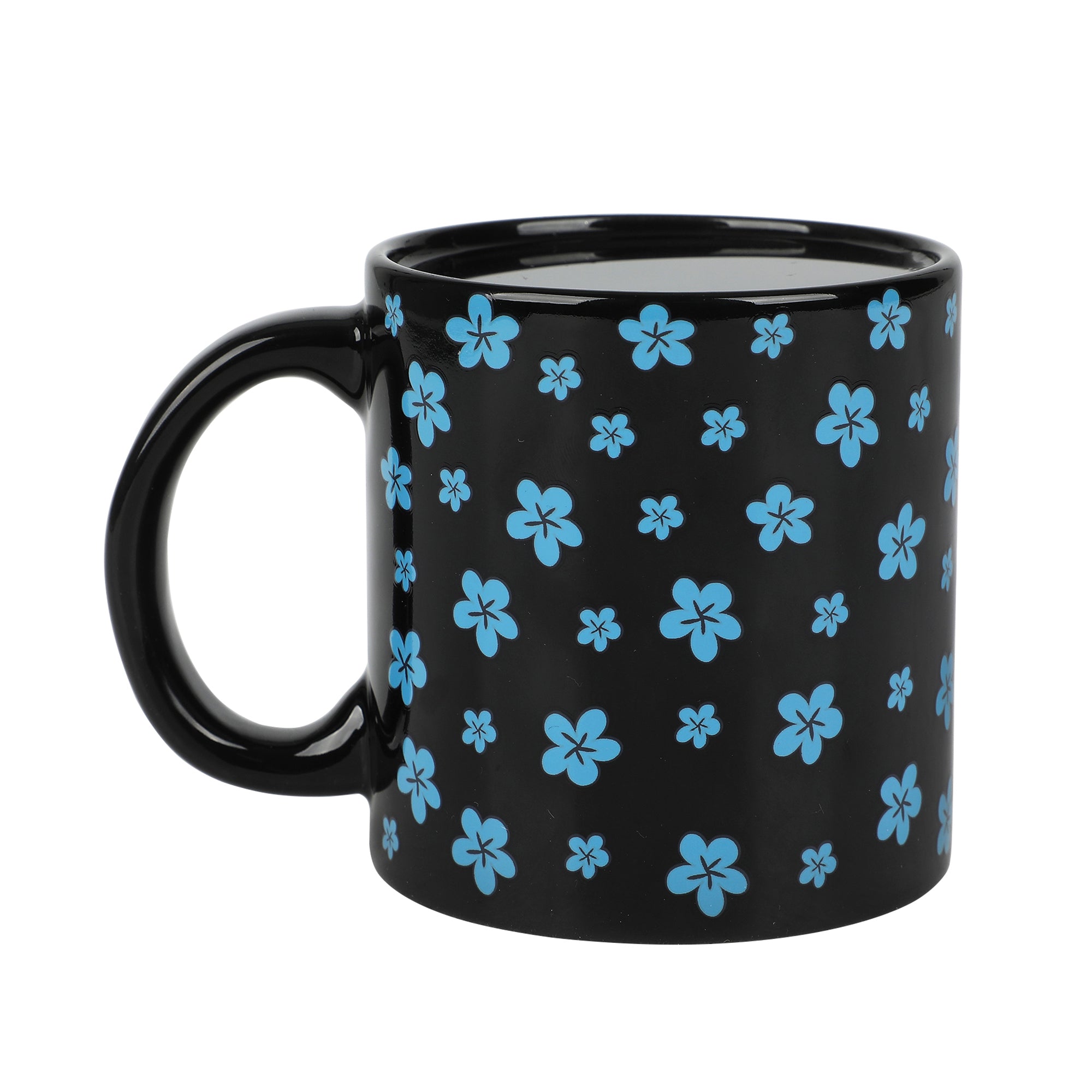 Disney Stitch Breaking Barrier 16 Oz Heat-Reactive Black Ceramic Mug