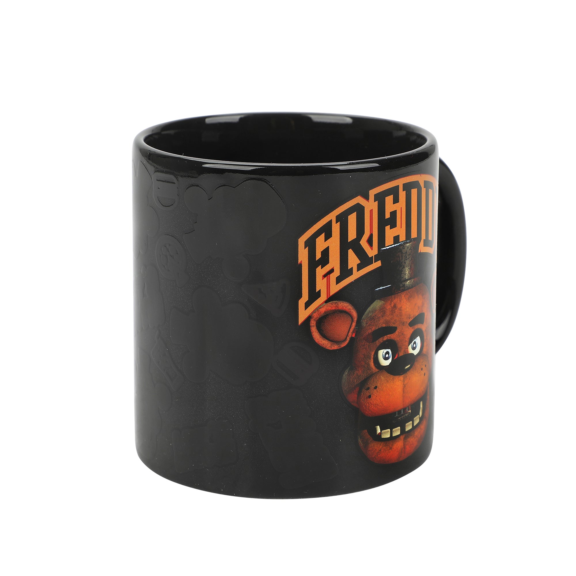 Five Nights At Freddy's Let's Eat 16 Oz Heat-Reactive Black Ceramic Mug
