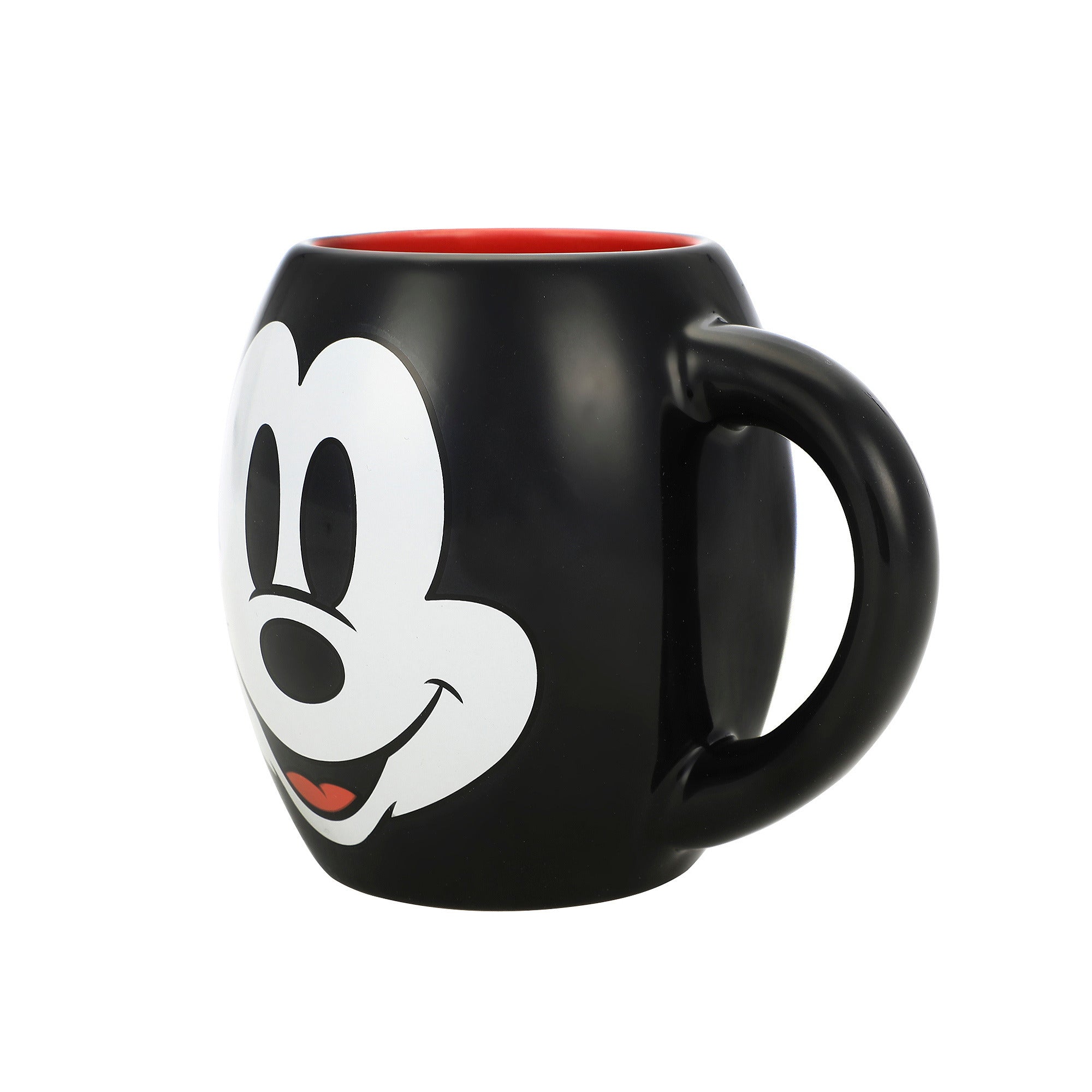 Mickey Mouse Classic Big Face 18 oz Oval Ceramic Coffee Mug for Hot Drinks & Everyday Use