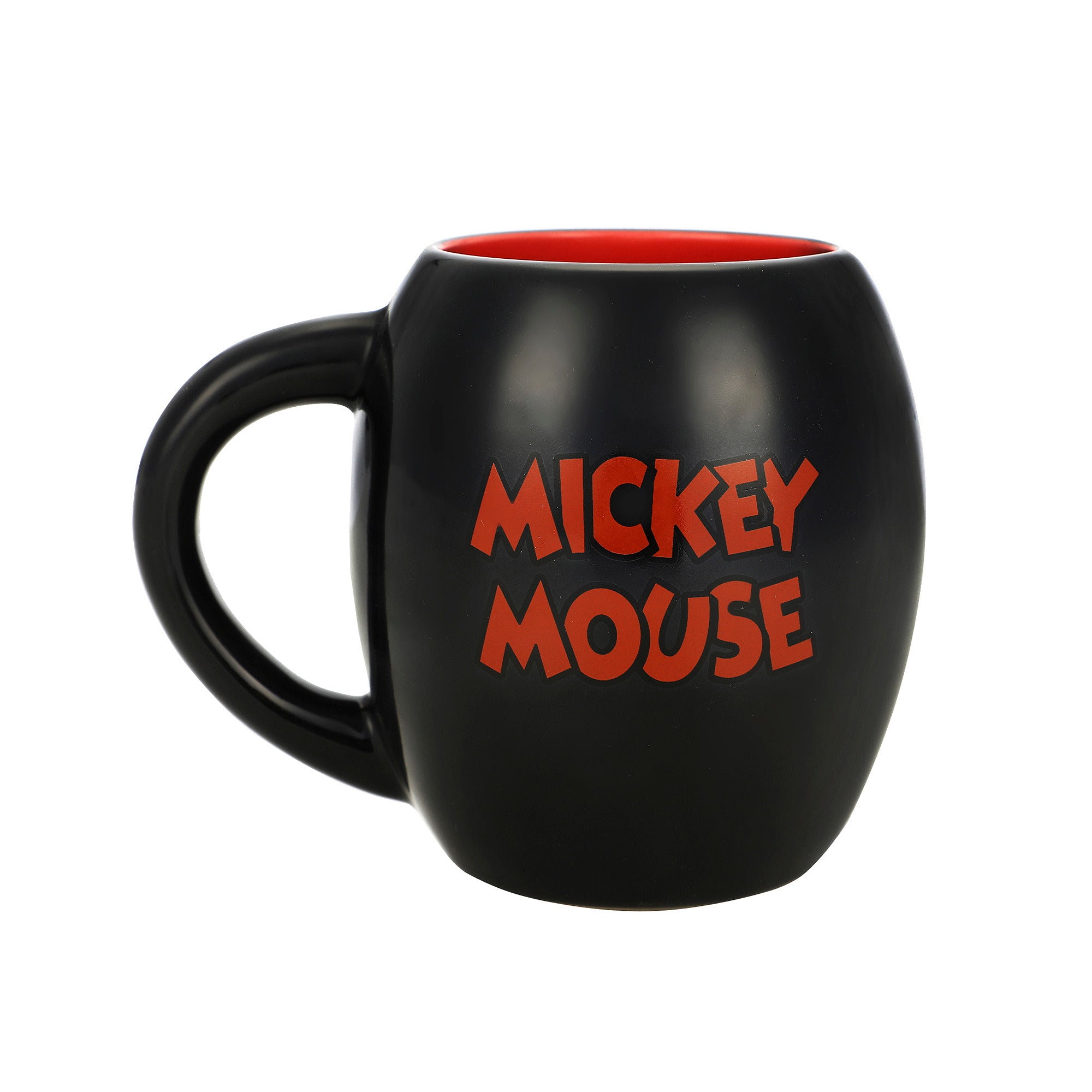 Mickey Mouse Classic Big Face 18 oz Oval Ceramic Coffee Mug for Hot Drinks & Everyday Use