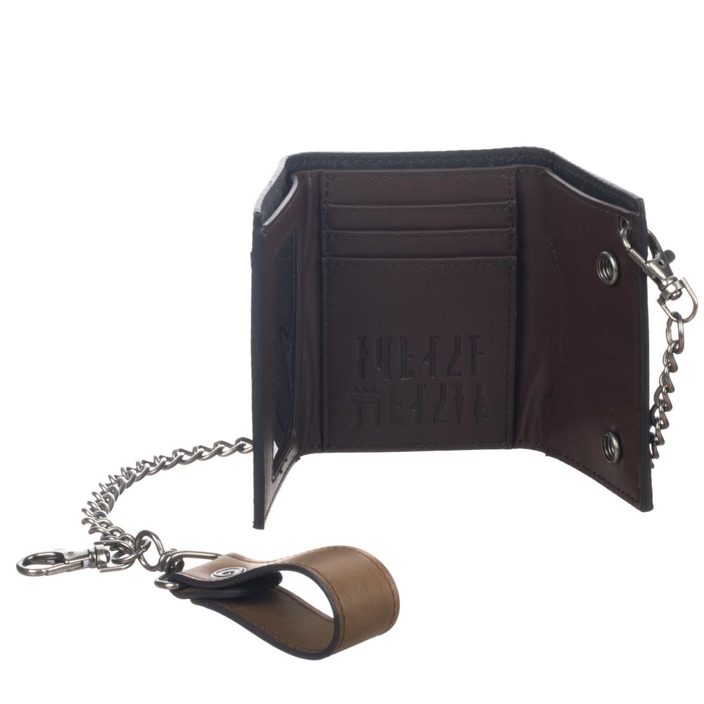 The Mandalorian Chain Wallet with Metal Shield