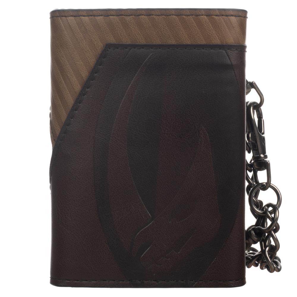 The Mandalorian Chain Wallet with Metal Shield