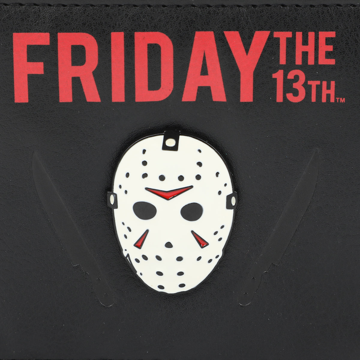 Friday The 13th Jason Mask Men's Black Bifold Wallet