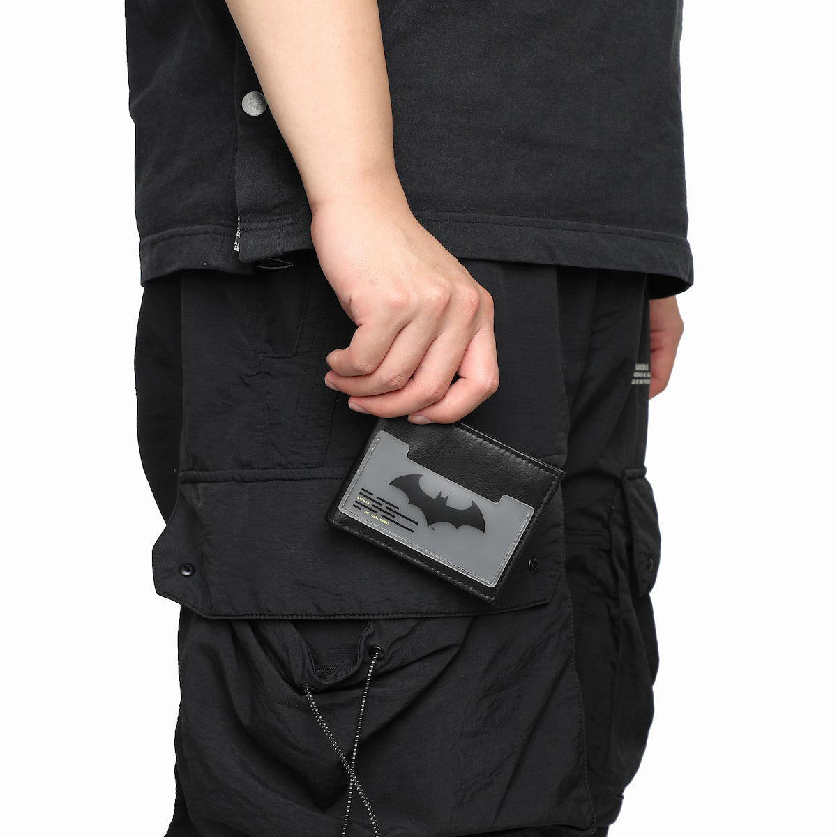 Batman Logo Men's Black Bifold Wallet