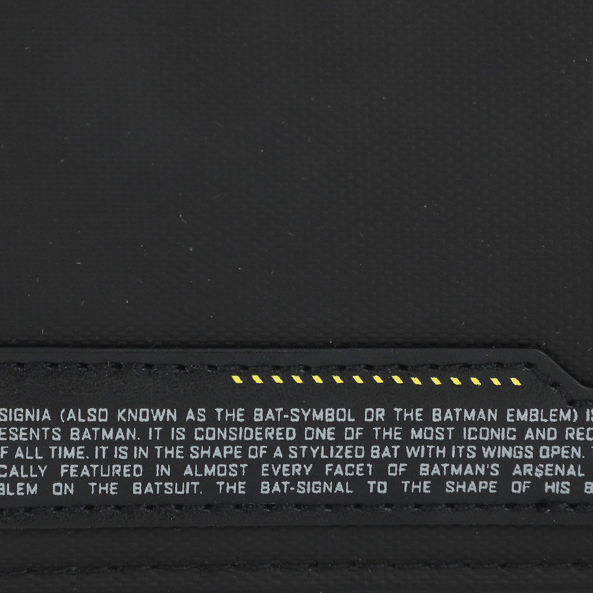 Batman Logo Men's Black Bifold Wallet