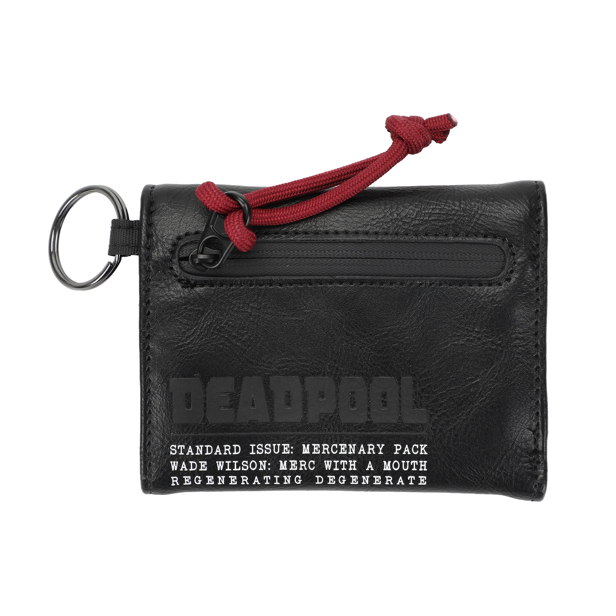 Marvel Deadpool Tri-Fold Wallet With Snap Closure
