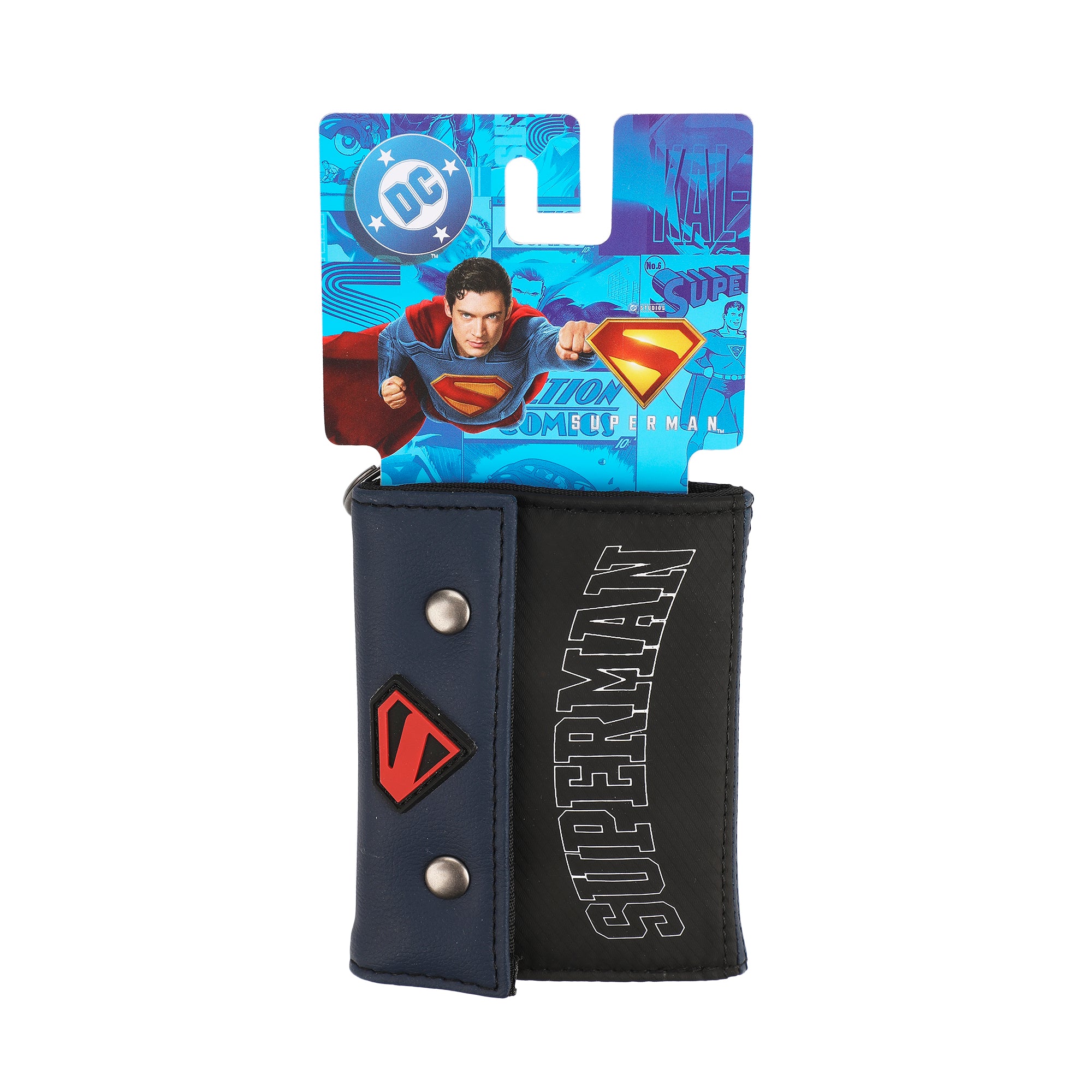 Superman Movie 2025 Kryptonian Heritage Human Upbringing Men'e Bifold Wallet