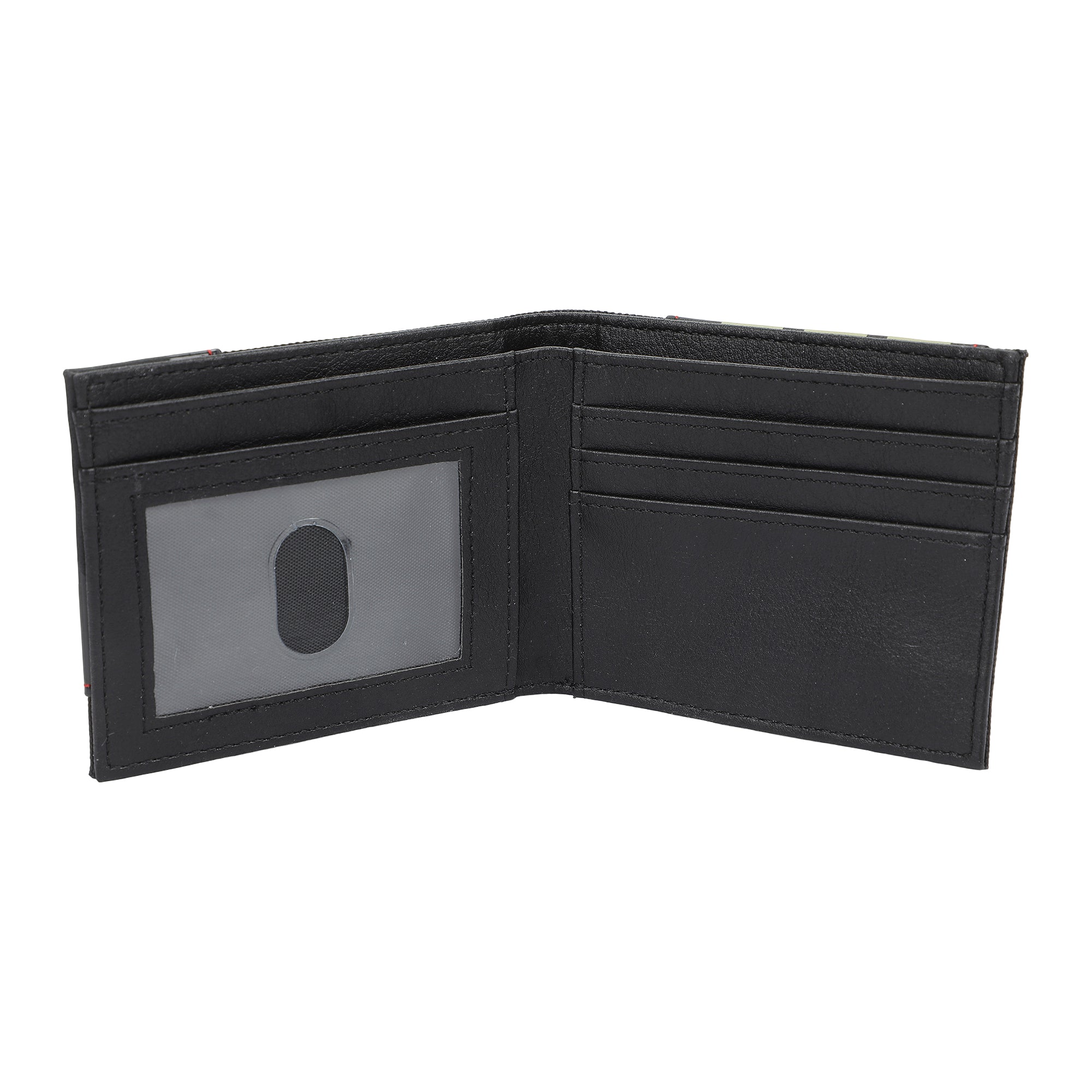 Teenage Mutant Ninja Turtles Character Faces 3.5” Black Bifold Card Wallet