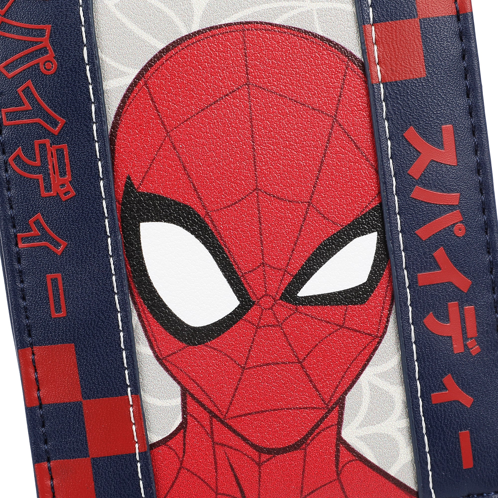 Spider-Man Classic Spidey & Kanji 3.5” Black Bifold Card Wallet