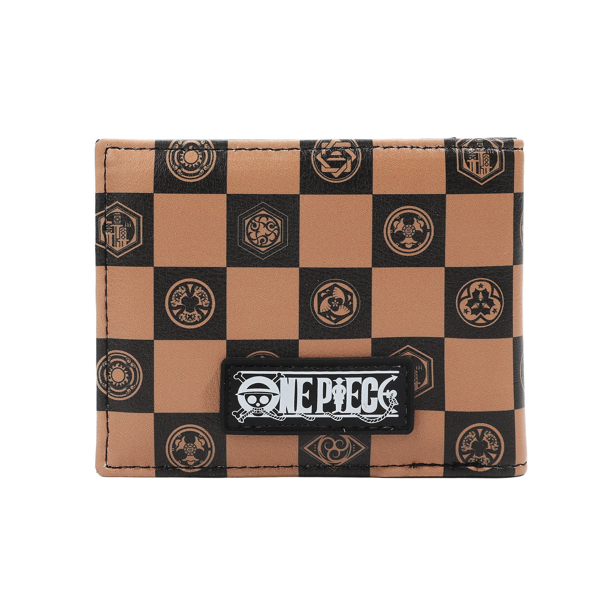 One Piece Jolly Roger AOP PU Bifold Wallet for Men