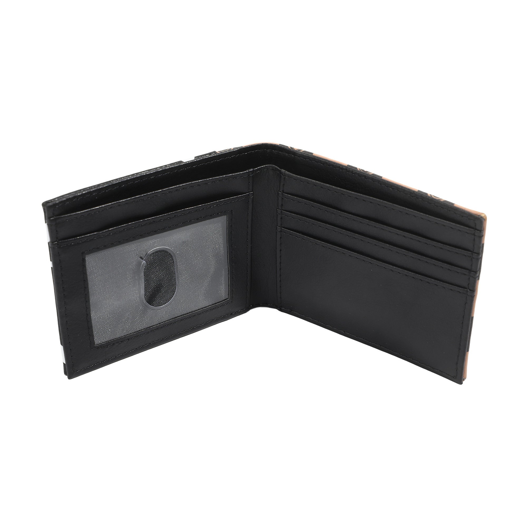 One Piece Jolly Roger AOP PU Bifold Wallet for Men