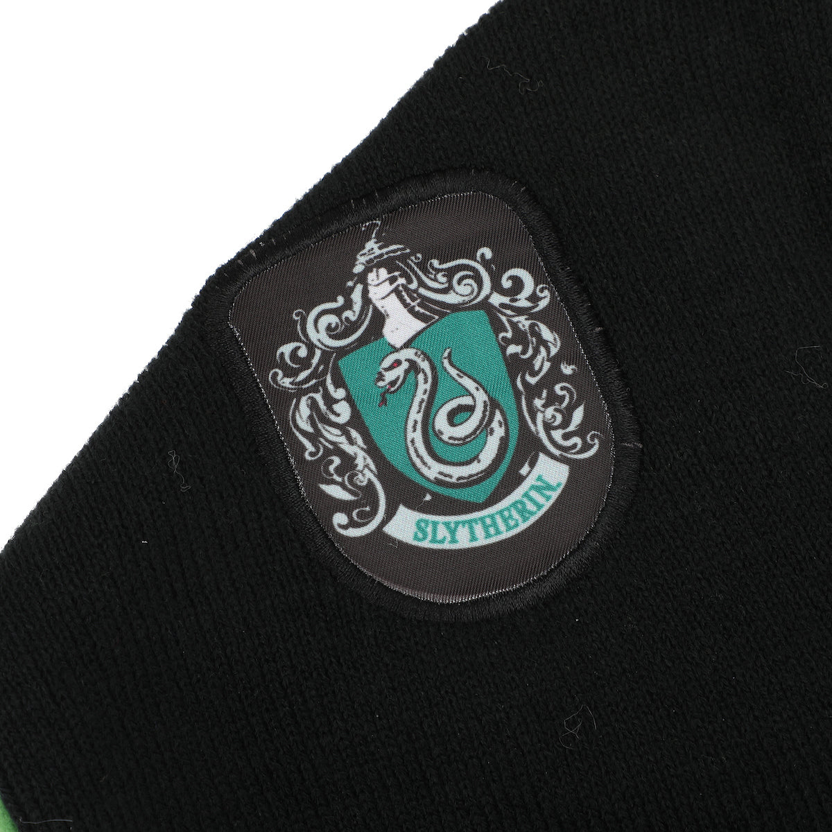 Harry Potter Slytherin Crest Black & Green Snood With Wand Pocket