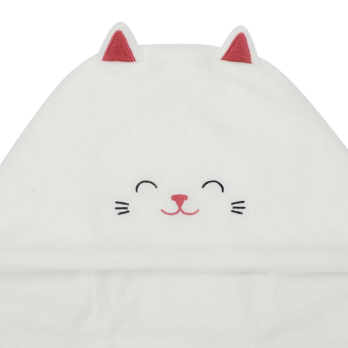 Novelty Beanie 3D Kitty Hood with Chin Ties Beanie
