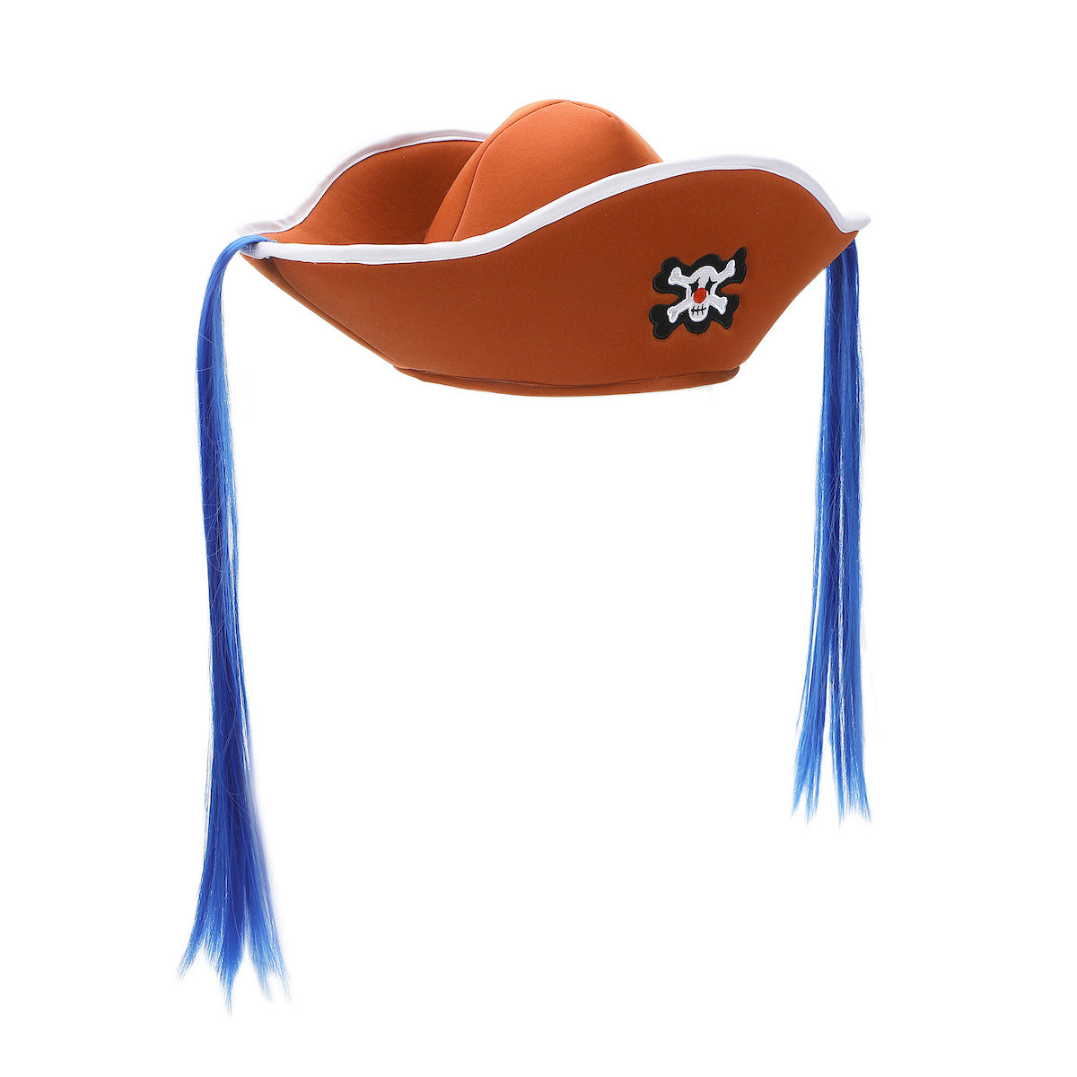 One Piece Buggy Cosplay Hat With Hair