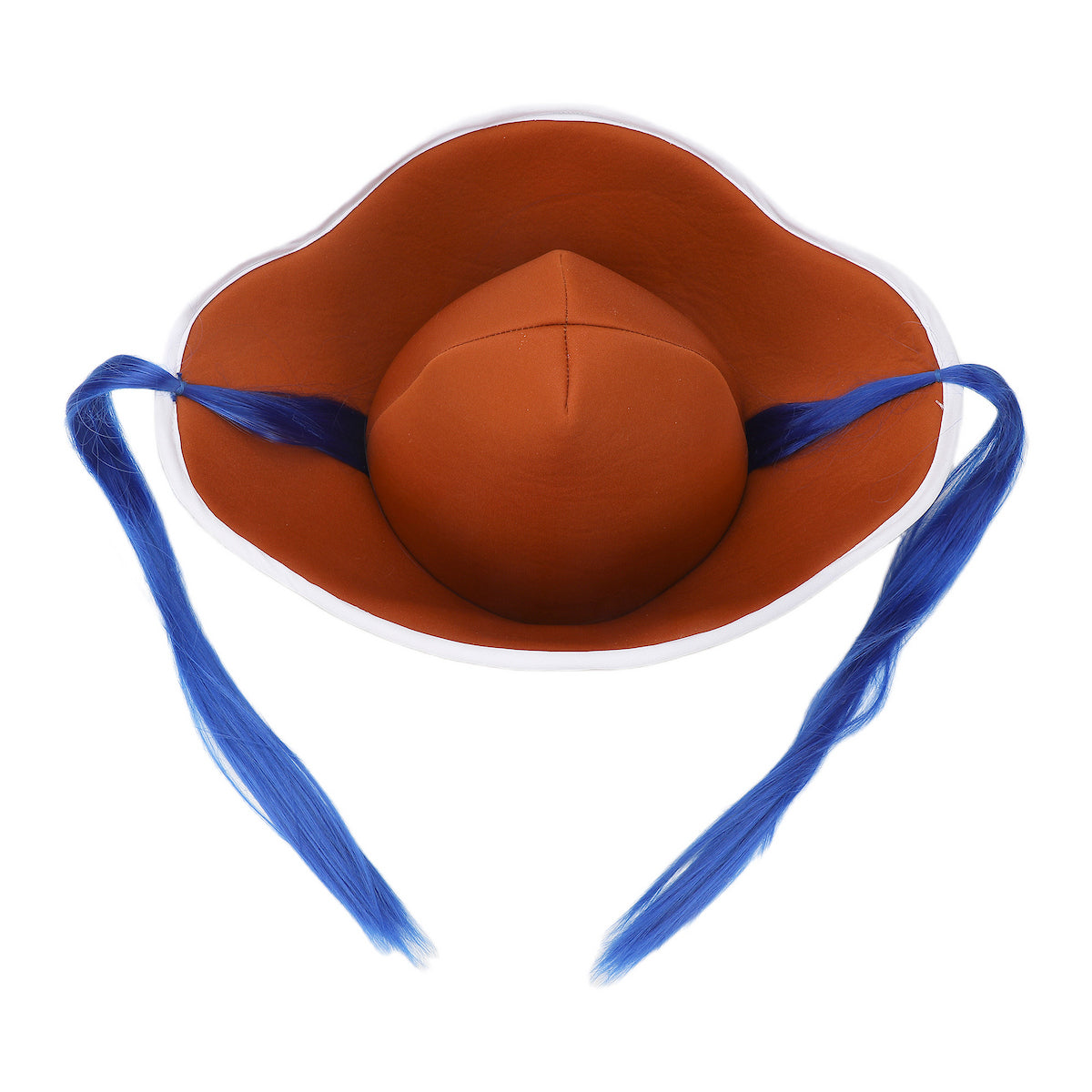 One Piece Buggy Cosplay Hat With Hair