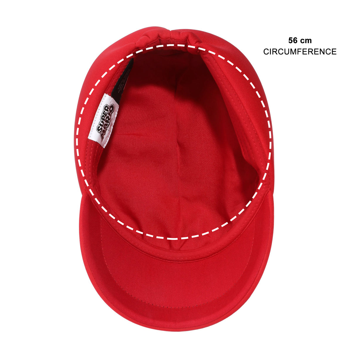 Super Mario Bros Real Mario M Embroidered Mario M Youth Fitted Novelty Cap