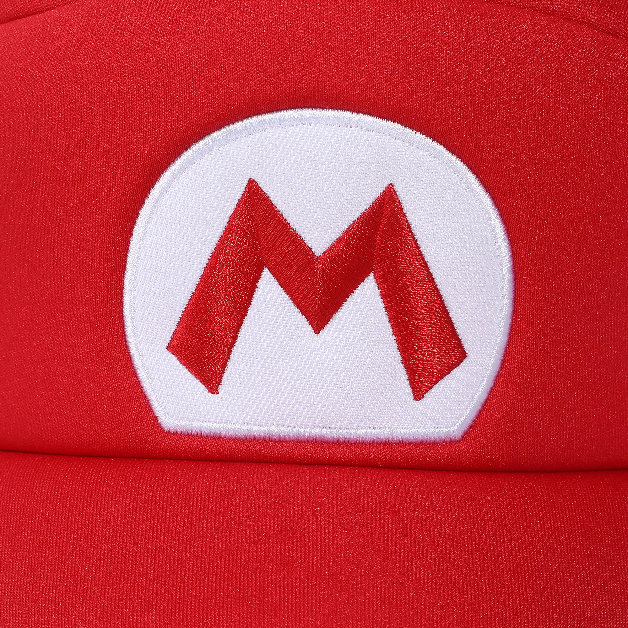 Super Mario Bros Real Mario M Embroidered Mario M Youth Fitted Novelty Cap