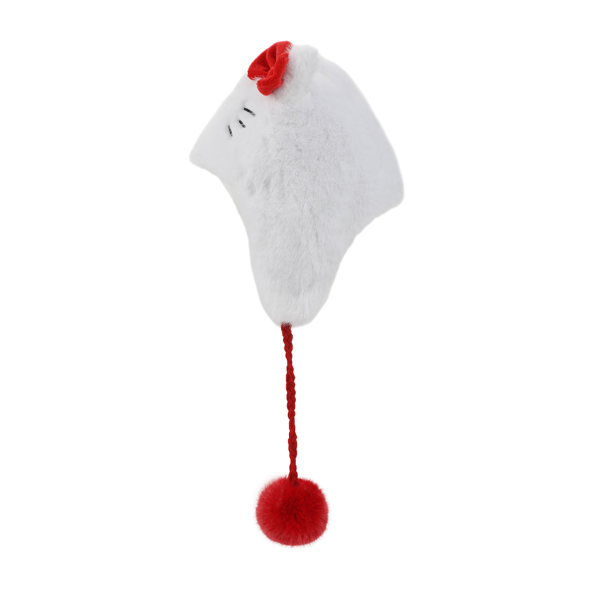 Hello Kitty-Inspired White Plush Laplander