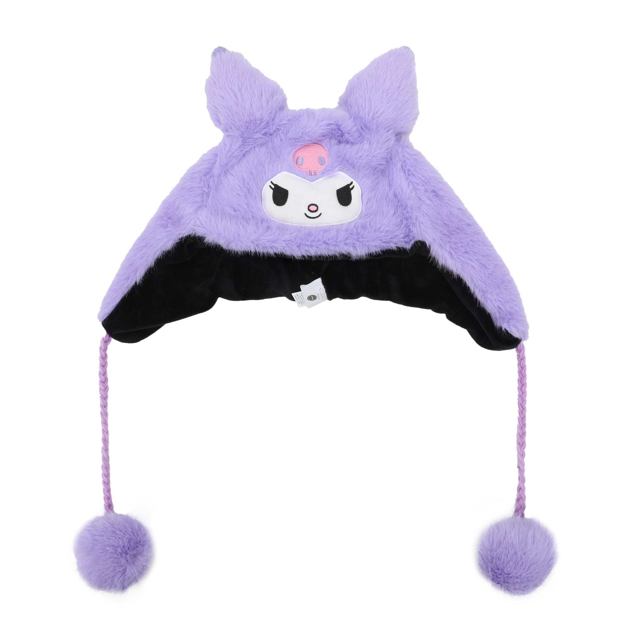 Kuromi-Inspired Purple Plush Laplander