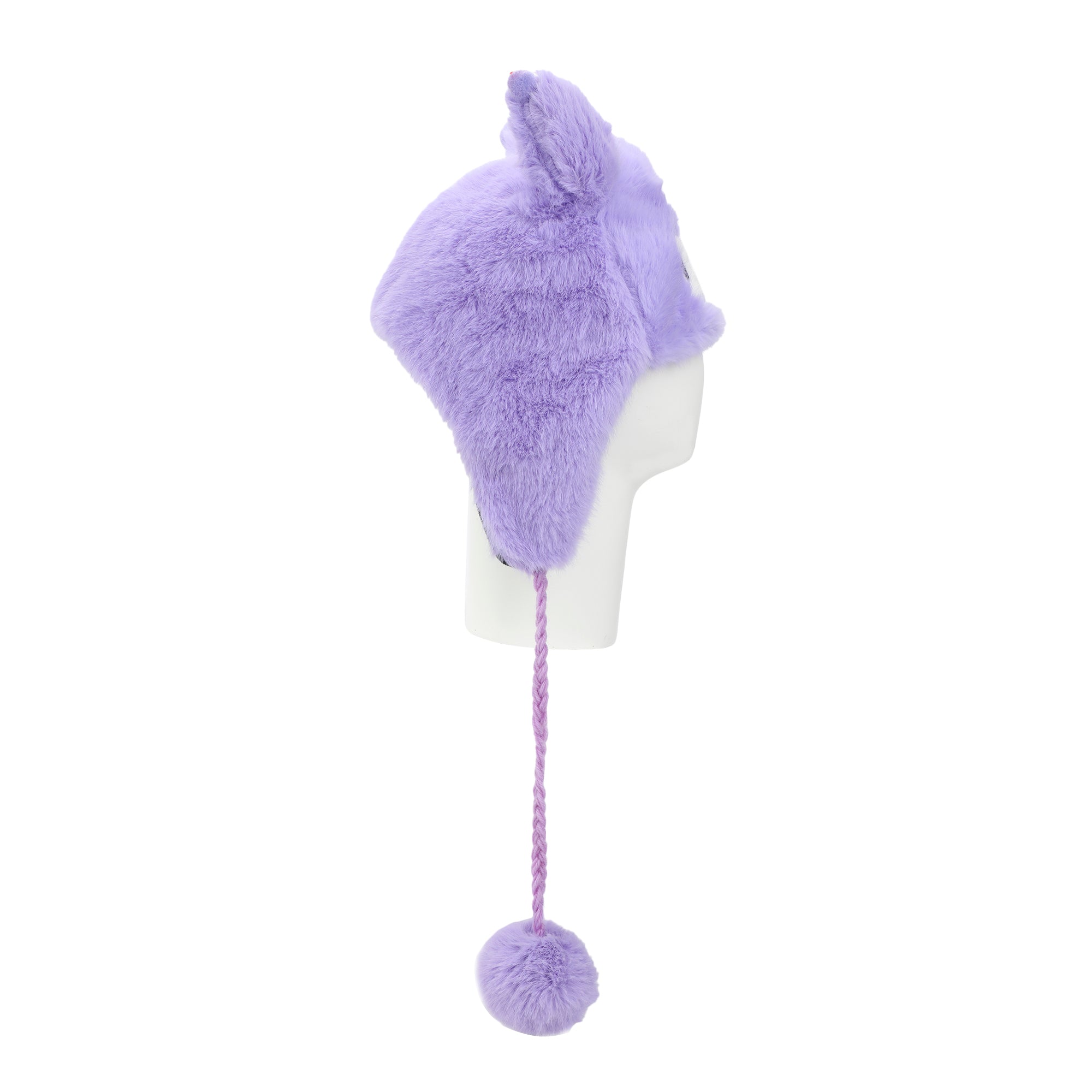 Kuromi-Inspired Purple Plush Laplander