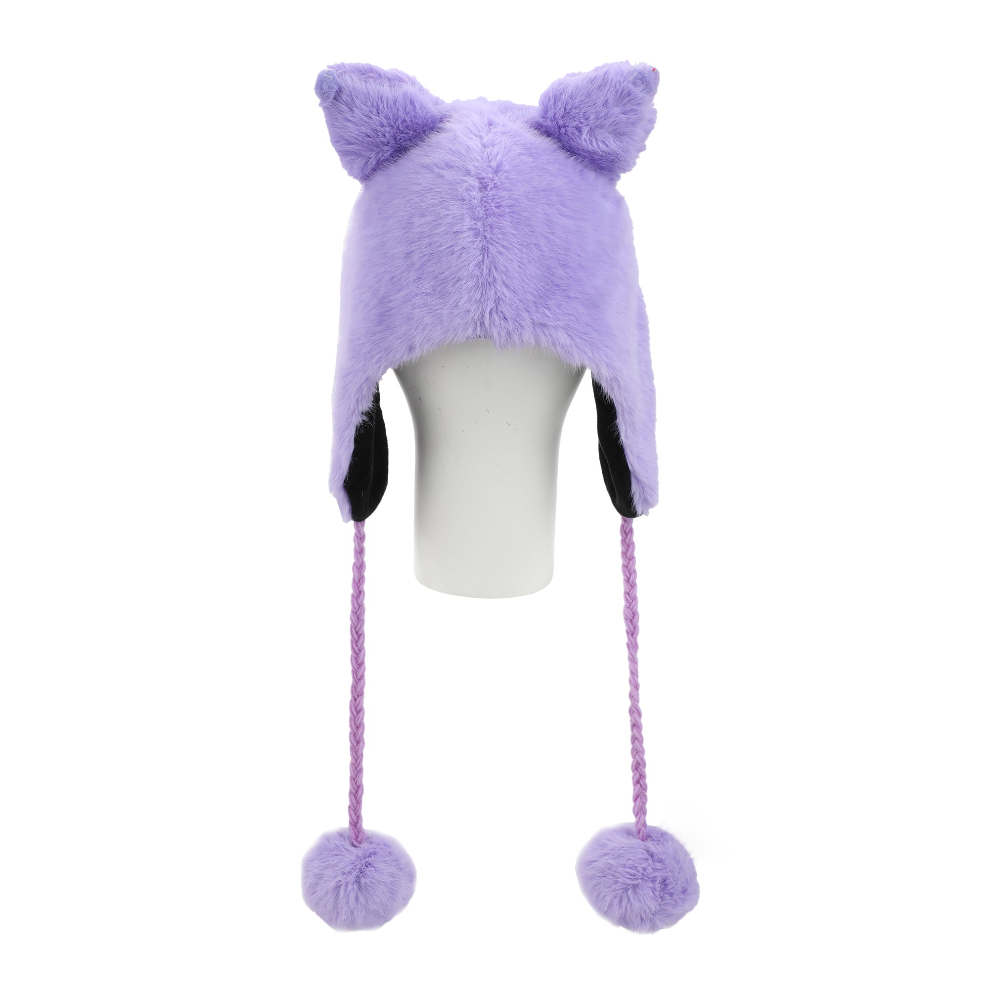 Kuromi-Inspired Purple Plush Laplander