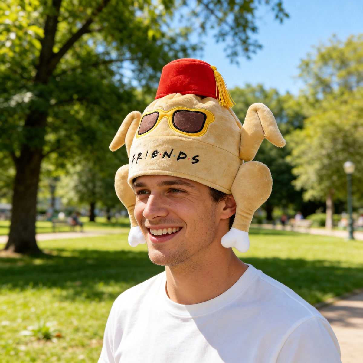 Friends TV Turkey with Sunglasses and Hat Novelty Cap for Men