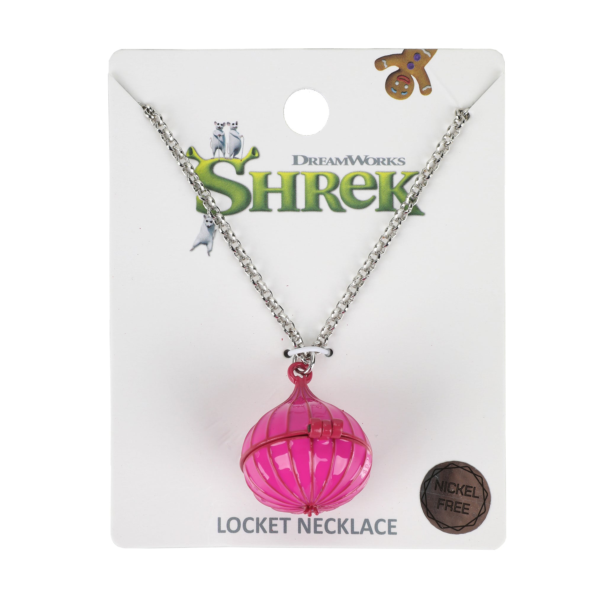 Shrek Onion 14" Locket Necklace With Character Inside