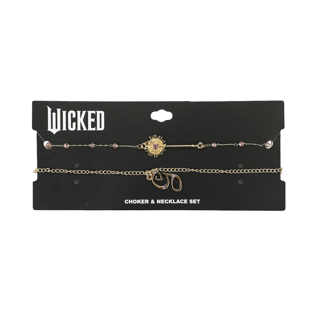 Wicked G Pendant 2-Piece Necklace Set