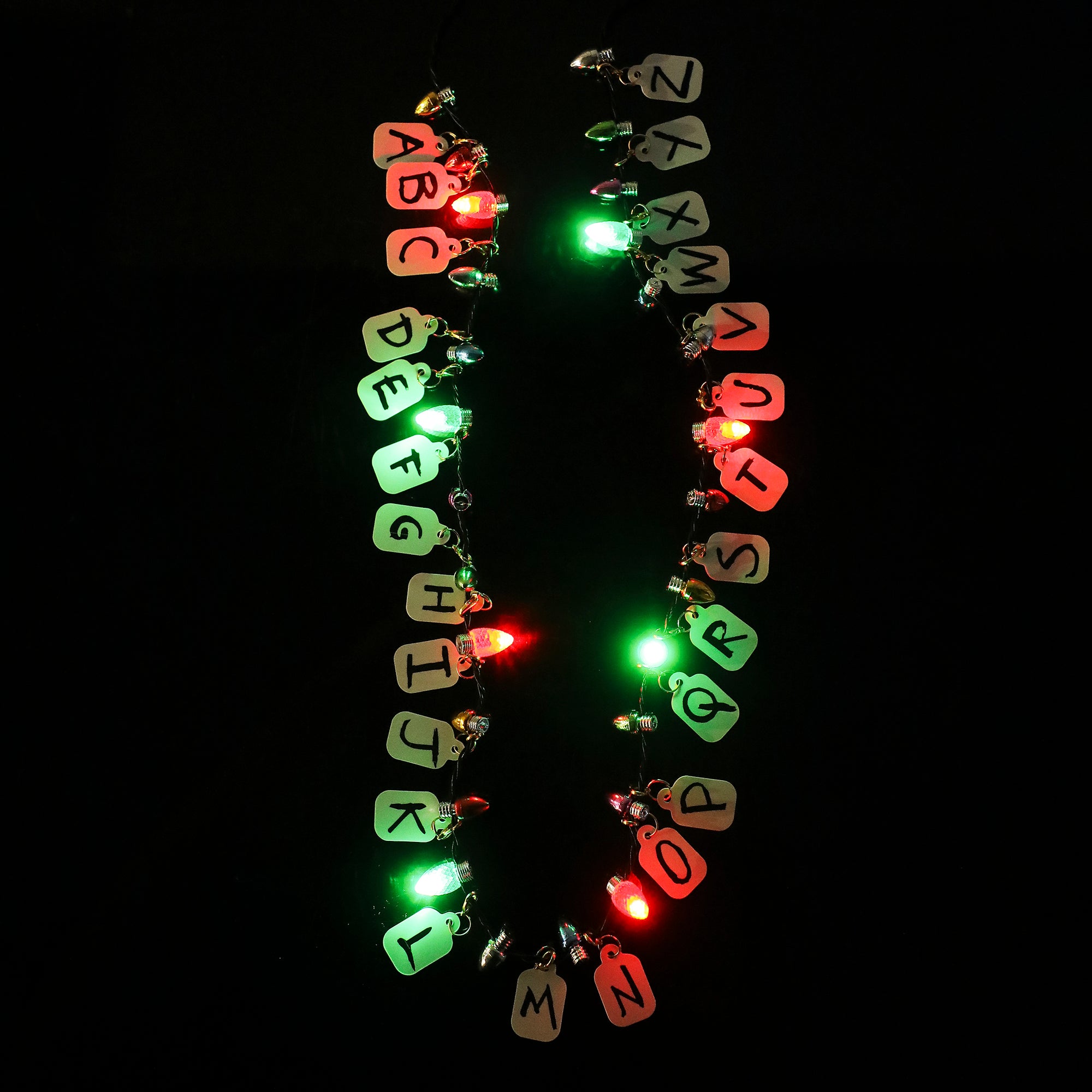 Stranger Things Christmas Lights Necklace