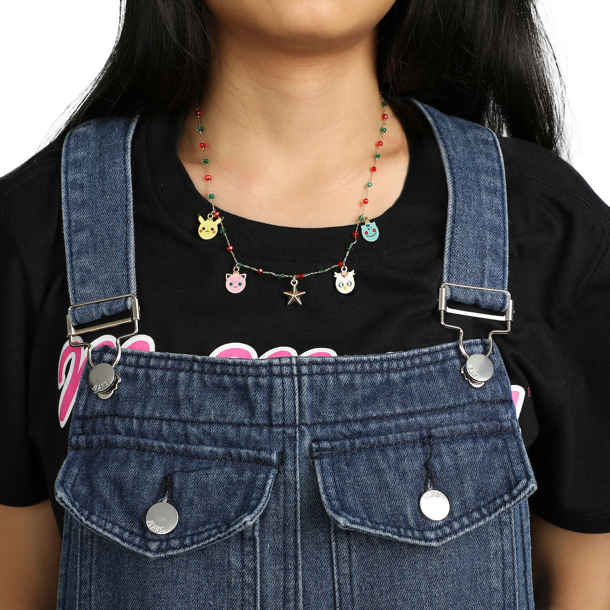 Pokémon Holiday-Themed Beaded Necklace