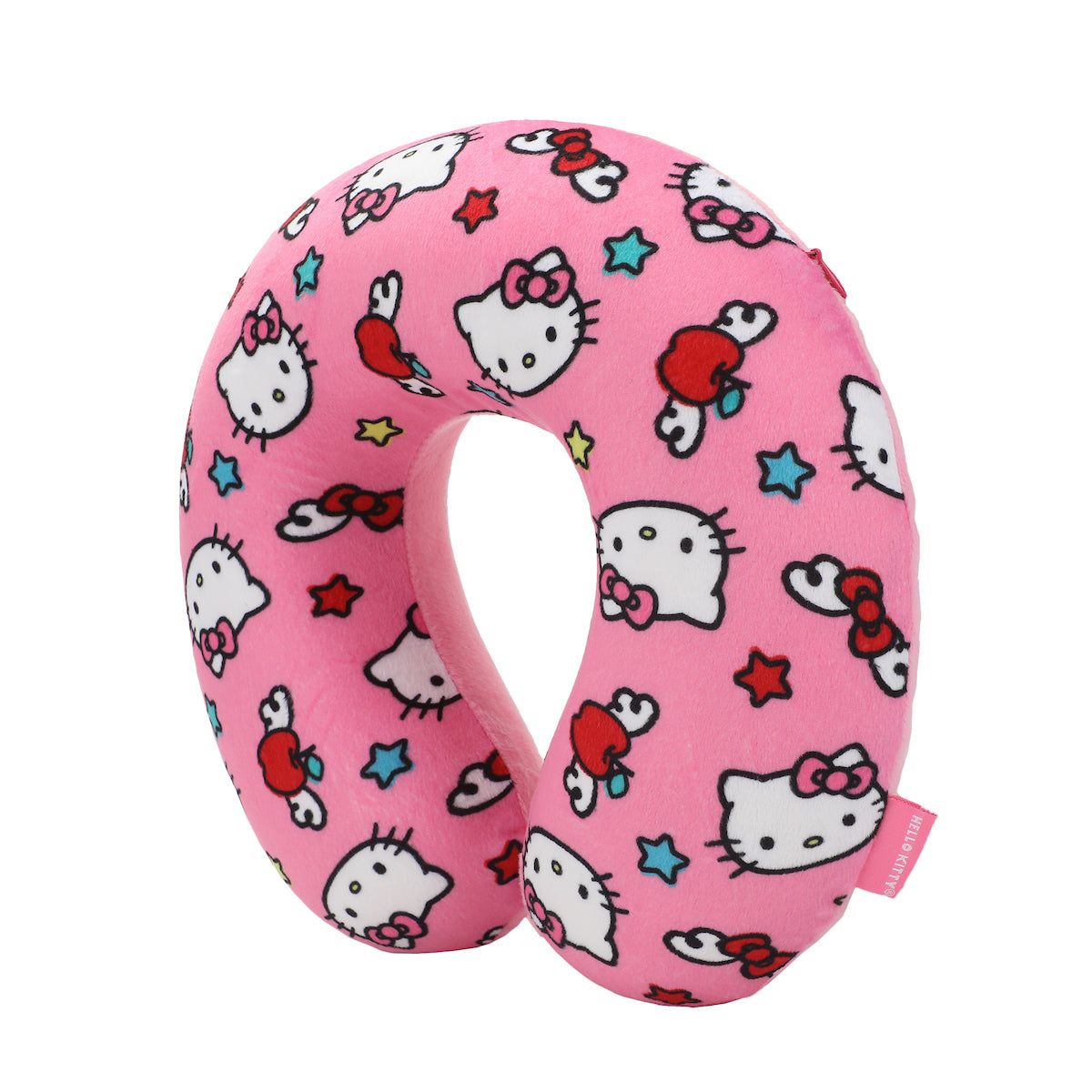 Hello Kitty Adult Travel Set with Neck Pillow Eye Mask and Throw Blanket - Adorable Comfort for Hello Kitty Fans on the Go!