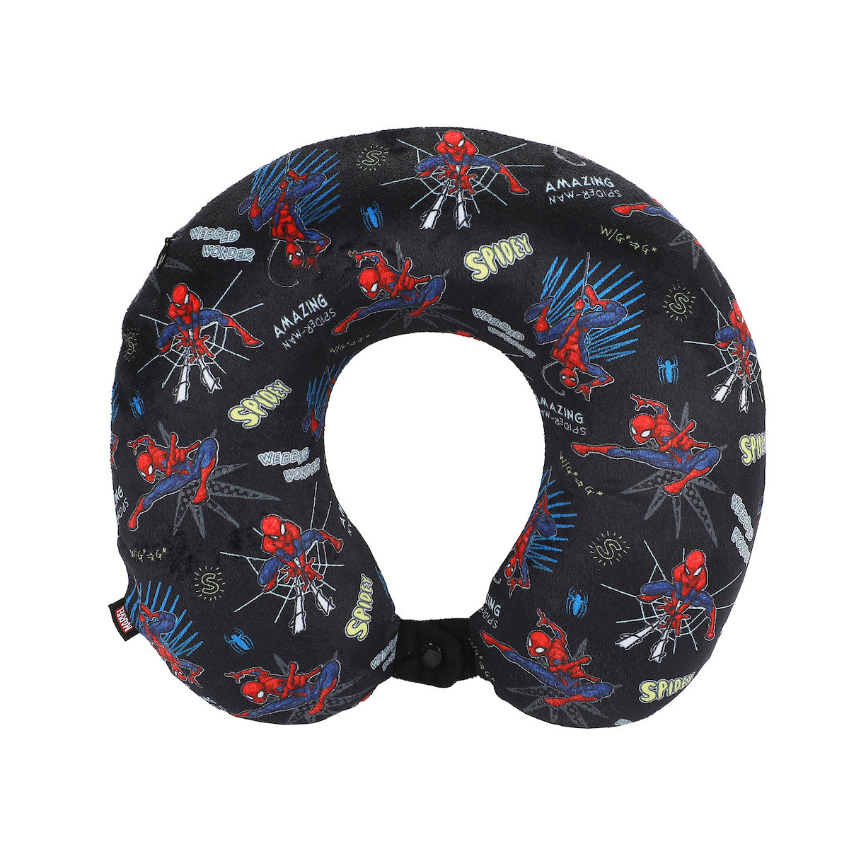 Spider-Man Mask & Character Print 3-Piece Neck Pillow Set