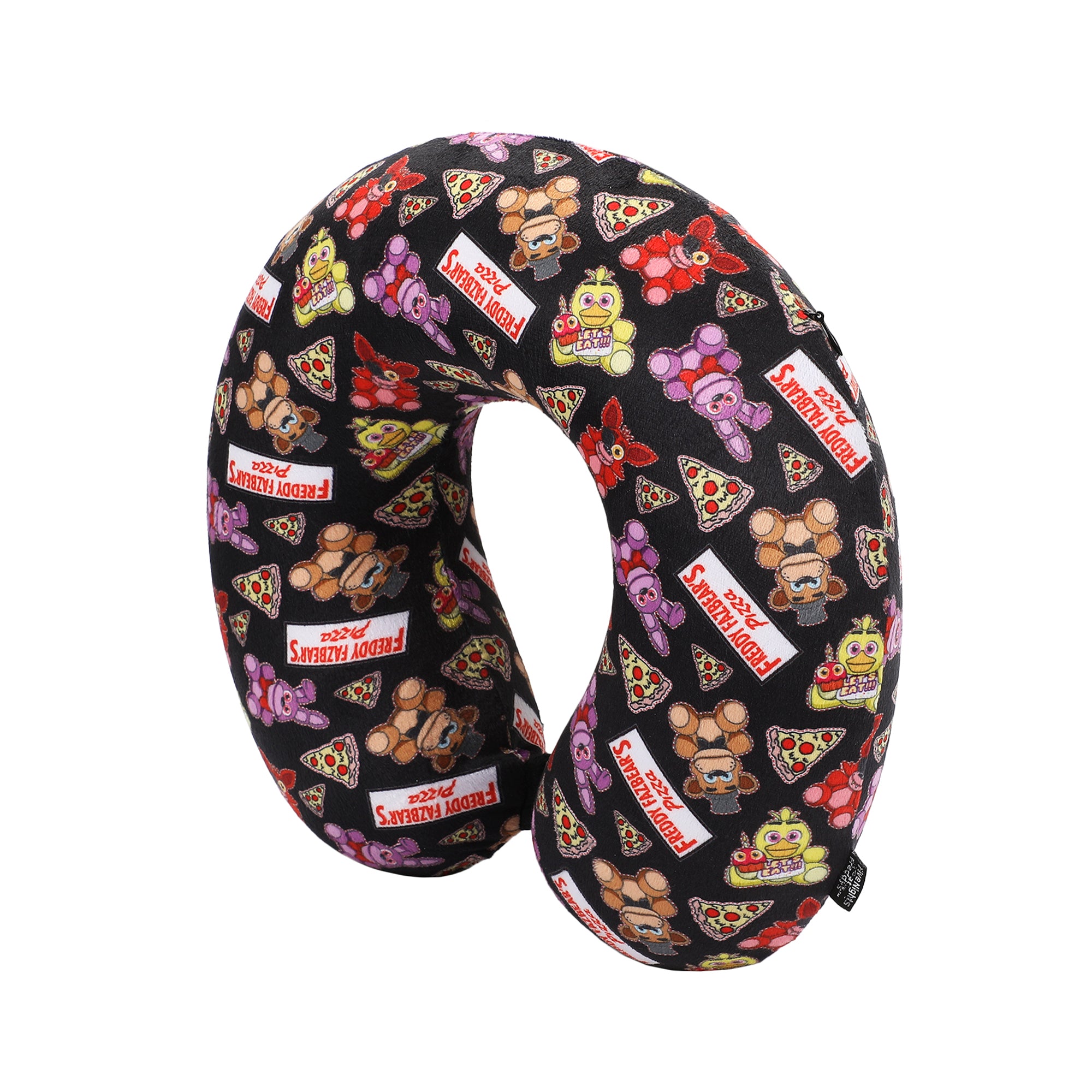 Five Nights at Freddy's 3-Piece Travel Set With Neck Pillow, Eye Mask, And Luggage Tag