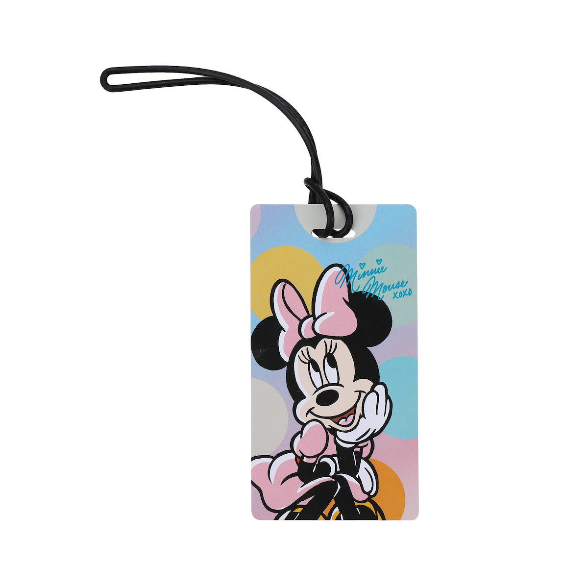 Minnie Mouse Kids Travel Set with Neck Pillow Eye Mask and Luggage Tag - Disney Magic on the Go!