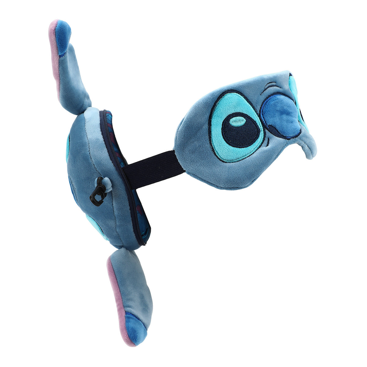 Disney Stitch Big Face Youth Blue 6" Neck Pillow