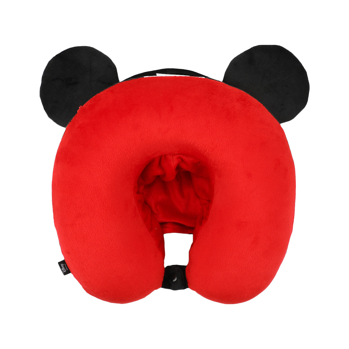 Disney Mickey Mouse Red & Black Hooded Neck Pillow