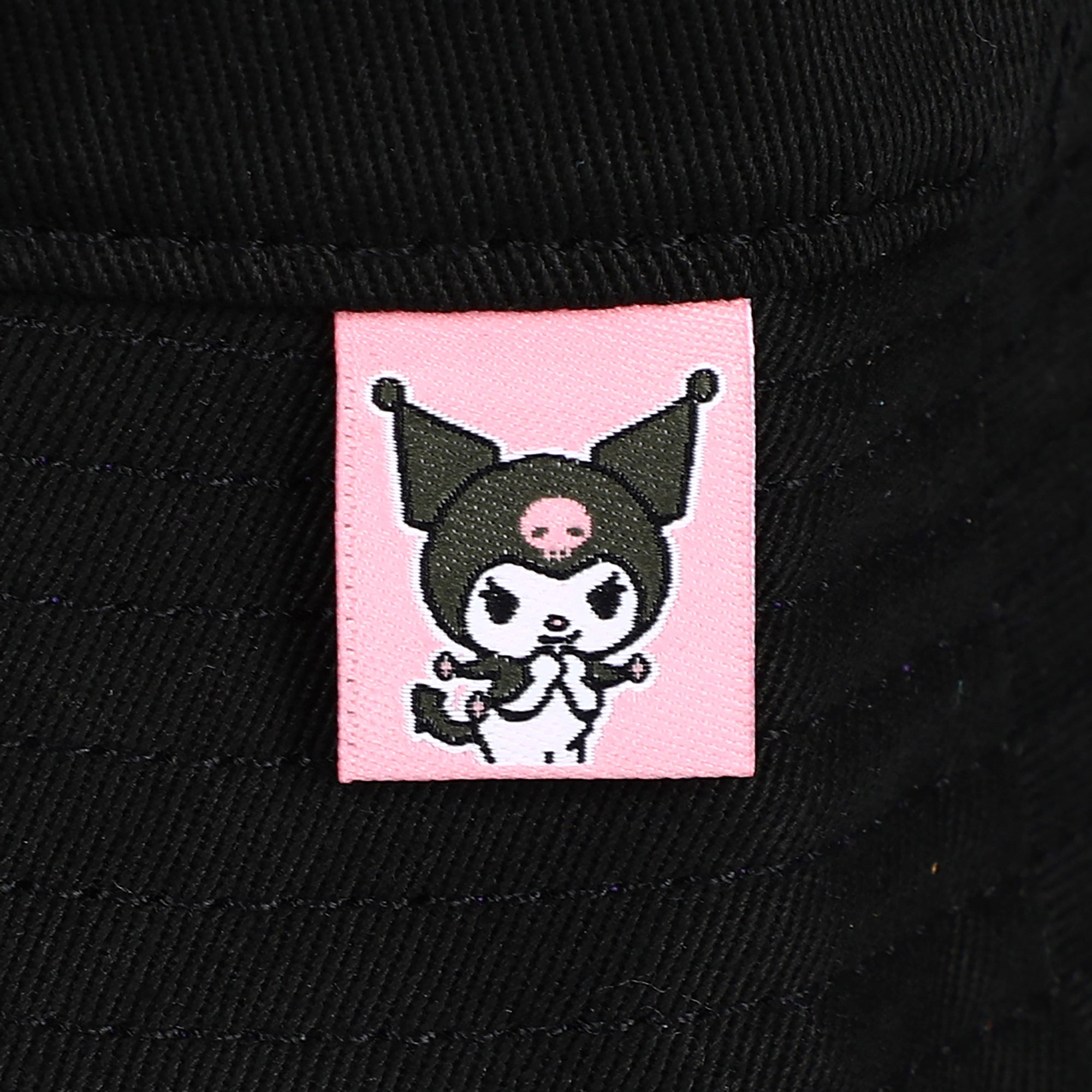 My Melody Kuromi Inspired Black unisex Bucket Hat with ears