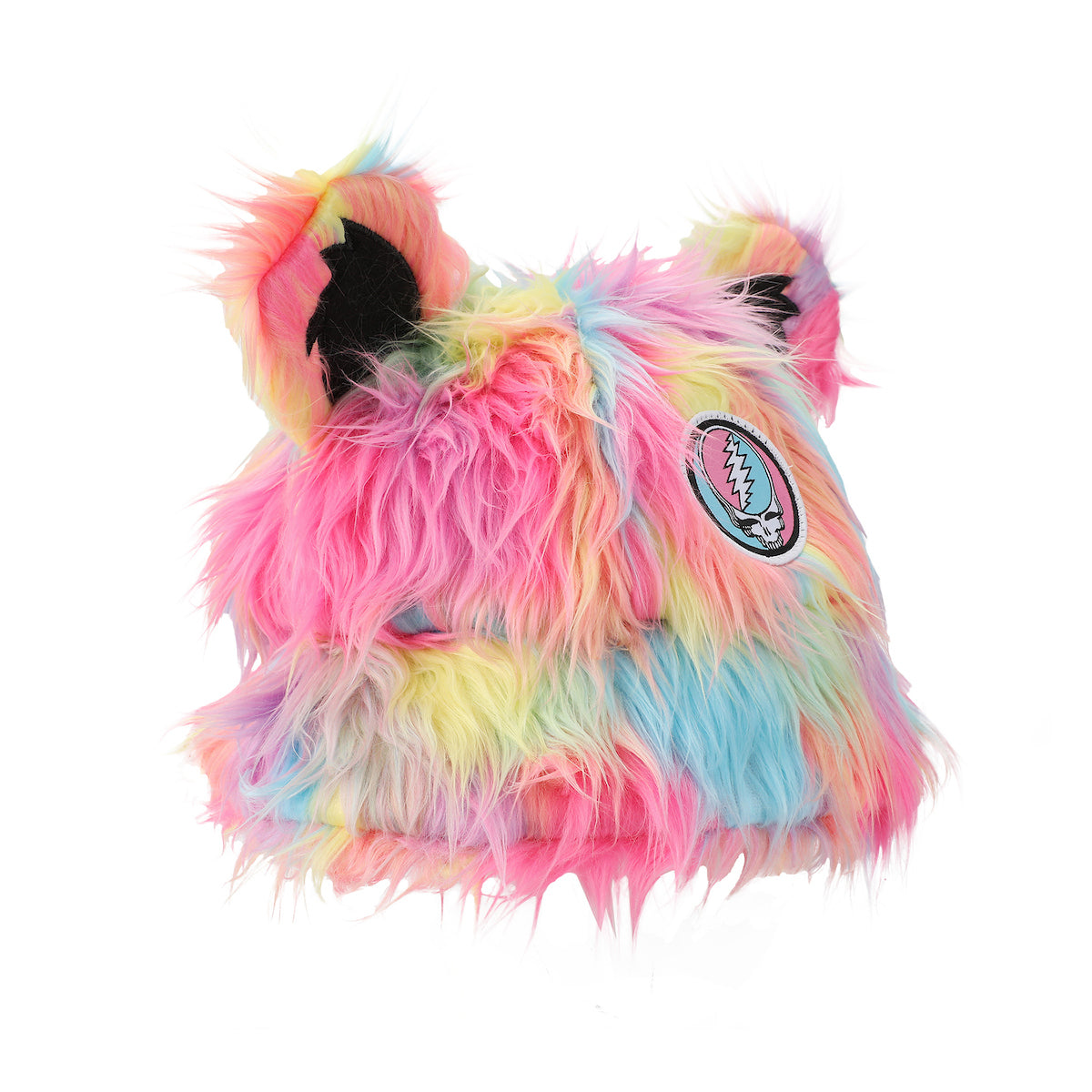 Grateful Dead Logo Multicolored Bucket Hat With 3D Bear Ears