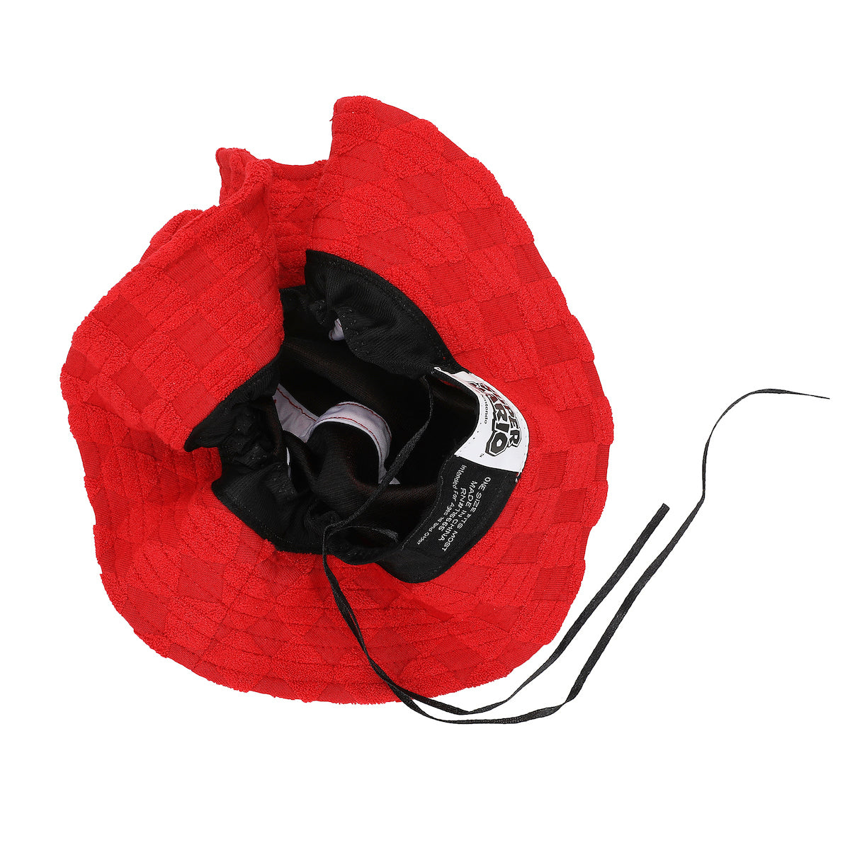 Super Mario Bros Logo Men's Checkered Bucket Hat