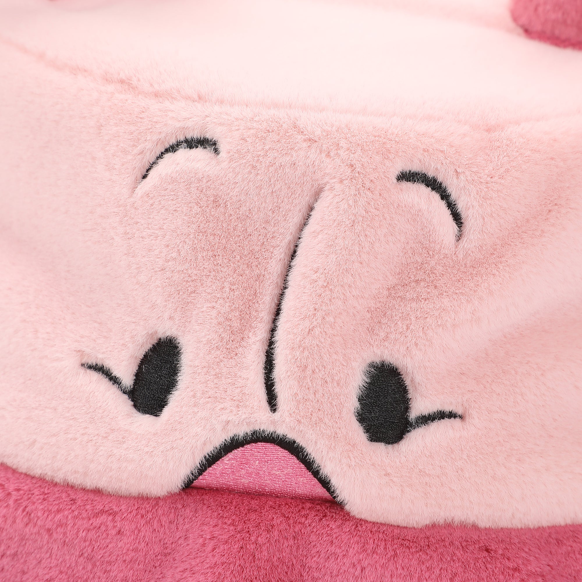 Winnie The Pooh Piglet Pink Short Faux Fur Bucket Hat